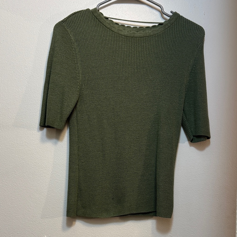Olive Green Vero Moda Women's Knit Top